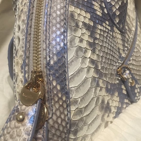 Salvatore Ferragamo Fiamma Satchel Python - Picture 4 of 4